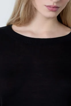 Suéter cuello redondo