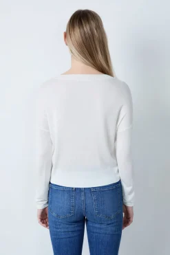 Suéter cuello redondo