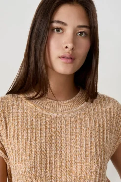 Suéter de manga corta