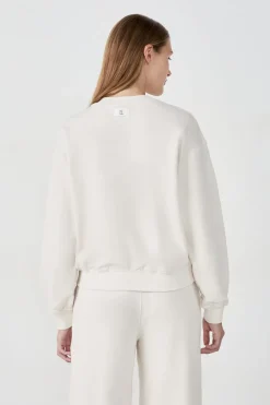 Suéter de manga larga de algodón