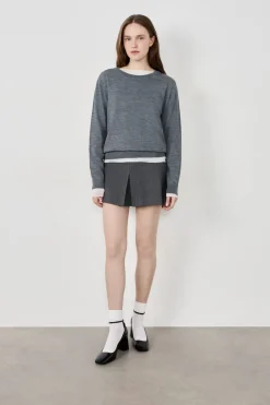 Suéter de manga larga de lana