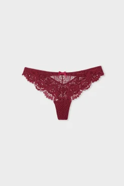 Tanga de encaje