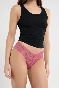 Tanga de encaje