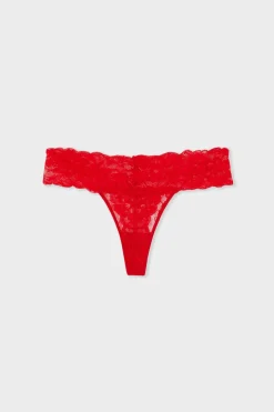 Tanga de encaje
