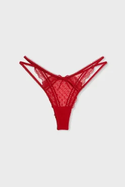 Tanga de tul y encaje