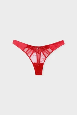 Tanga de tul y satén