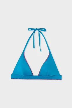 Top bikini triangular