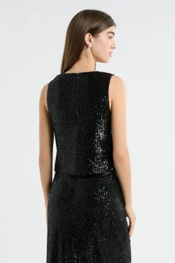 Top à sequins