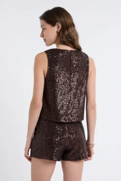 Top à sequins