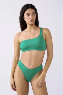 Top bikini asimétrico