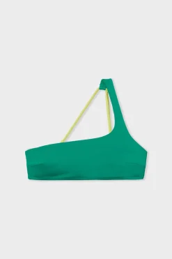 Top bikini asimétrico