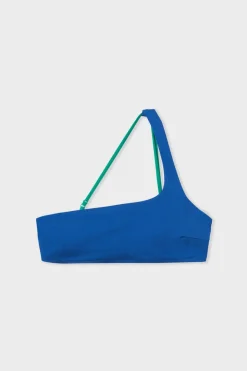 Top bikini asimétrico