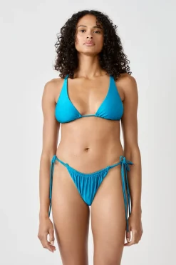 Top bikini triangular