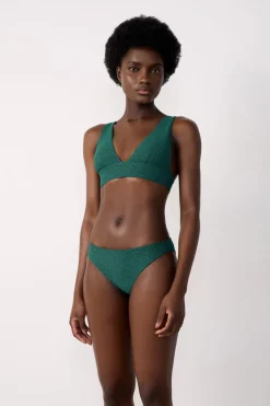 Top bikini triangular