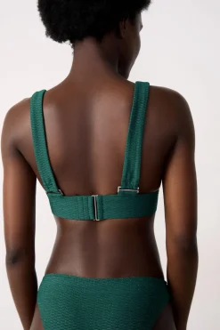 Top bikini triangular