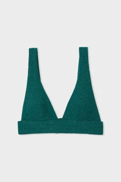 Top bikini triangular