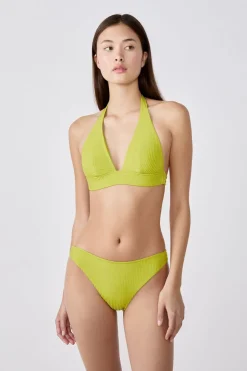 Top bikini triangular sin aros