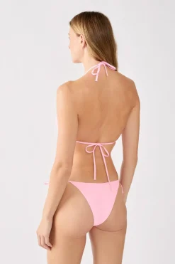 Top bikini triangular sin aros