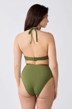 Top bikini triángulo con aros