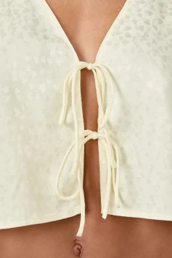 Top de pijama manga corta