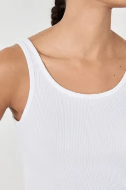 Top de tirantes de algodón