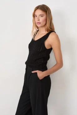 Top de tirantes de punto