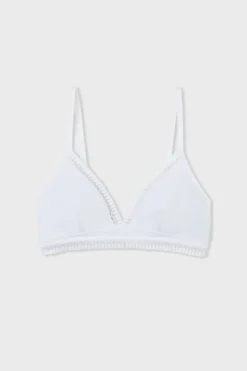 Triángulo sin aros, almohadillas de algodón extraíbles