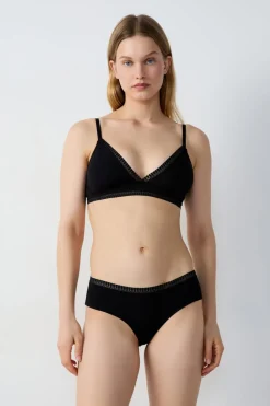 Triángulo sin aros, almohadillas de algodón extraíbles