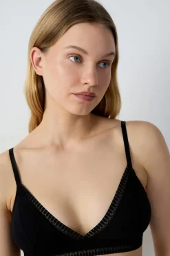 Triángulo sin aros, almohadillas de algodón extraíbles