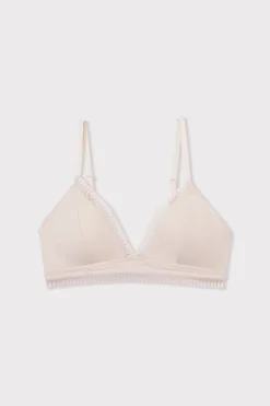 Triángulo sin aros, almohadillas de algodón extraíbles