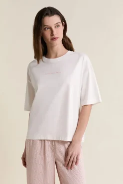 T-shirt de pyjama manches courtes en coton