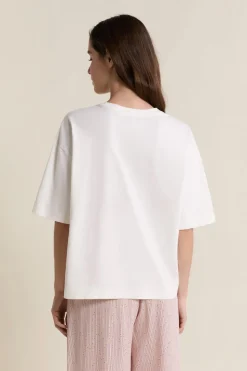 T-shirt de pyjama manches courtes en coton