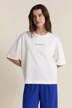 T-shirt de pyjama manches courtes en coton