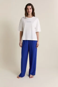 T-shirt de pyjama manches courtes en coton