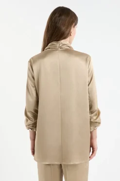 Veste manches longues en crêpe