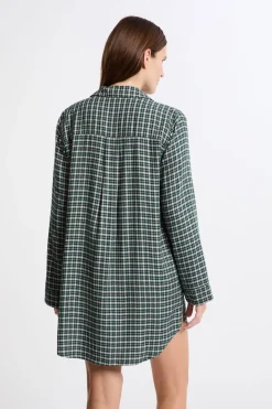 Vestido camisero a cuadros