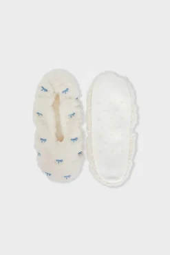 Zapatillas con motivos de tejido ultrasuave